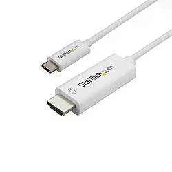 Adaptateur USB C vers HDMI Startech CDP2HD1MWNL Blanc 1 m