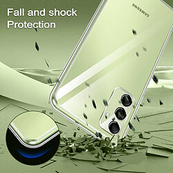 Coque Silicone Transparente + 2 Verres Trempes Pour Samsung Galaxy A05S 4G Little Boutik©