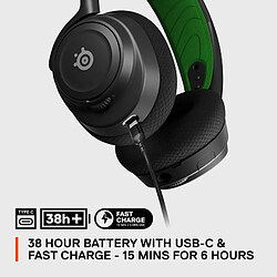 Avis Casques avec Microphone SteelSeries Arctis Nova 7X Noir Noir/Vert