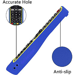 SANAG etui De Protection En Silicone Pour Lg Smart Tv Telecommande, Akb75675301 Akb75675304 Akb74915305, Housse Coque Pour Pour Lg Telecommande, Antiderapage, Antisismique, Lavable(Bleu+Jaune) pas cher