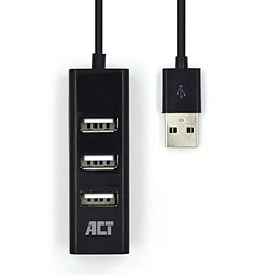 Acheter ACT AC6205 Schnittstellen-Hub USB 2.0 480 Mbit/s Schwarz (AC6205)