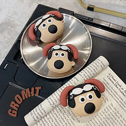 GUPBOO Airpods Coque Housse Étui Protecteur Compatible pour AirPods Pro-Gromit et Gromit Silicone