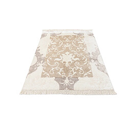 Avis Vidal Tapis de laine 183x122 beige Darya