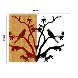 Avis EPIKASA Décoration Murale en Métal et Bois Branche