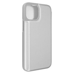 Avizar Étui Clear View iPhone 13 Mini avec Clapet Miroir Support Vidéo argent