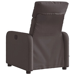 Acheter vidaXL Fauteuil de massage inclinable électrique Marron foncé Tissu