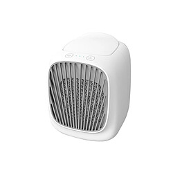 Avis (Blanc) 3 Vitesses 160ml USB Mini Climatiseur Espace Personnel Ventilateur de Refroidissement à Eau Refroidisseur d'Air Portable