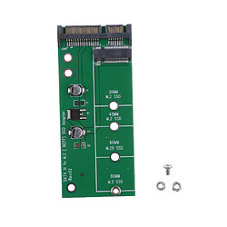 SATA vers M.2 NGFF SSD Convertisseur Adaptateur Carte M.2 vers SATA 3 III Connector Module Accessoire