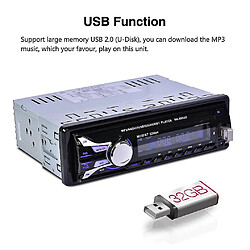 Universal Lecteur de carte SD de voiture lecteur MP3 USB avec panneau amovible bluetooth tuner FM