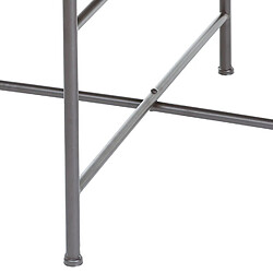 Avis Atmosphera, Createur D'Interieur Table d'appoint en métal Instant - Diam. 65 cm - Gris