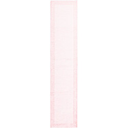 Vidal Tapis de couloir en laine 396x81 rose Darya 