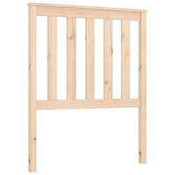 Maison Chic Tête de lit scandinave,Meuble de chambre 81x6x101 cm Bois massif de pin -MN90049