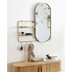 Beliani Miroir BRION 80 cm Doré