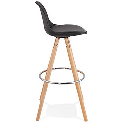 Avis Alterego Tabouret de bar design 'TATAMI' noir