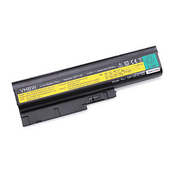 vhbw Batterie compatible avec IBM / Lenovo ThinkPad R400, R500, R60, R60 9455, R60 9456 ordinateur portable Notebook (4400mAh, 10,8V, Li-ion)