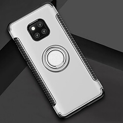 Wewoo Coque Etui de protection magnétique pour support bague rotation 360 degrés pour HuMate 20 Pro (Argent)