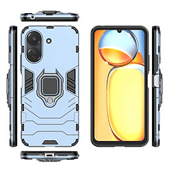 Acheter Htdmobiles Coque pour Xiaomi Redmi 13C / Poco C65 / Poco M6 5G - housse etui rigide anti choc + verre trempe - BLEU FONCE