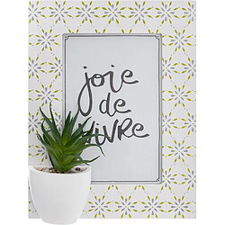 Atmosphera, Createur D'Interieur Cadre photo tropical Cactus - Blanc