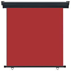 Maison Chic Auvent latéral de balcon | Store extérieur | Auvent solaire 160x250 cm Rouge -GKD50339