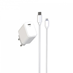 Jaym Pack Chargeur Secteur 1 USB 1A + Câble USB vers Lightning - Collection POP