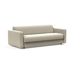 Inside 75 Canapé design KILLIAN spring convertible lit 195*160cm tissu bouclé beige