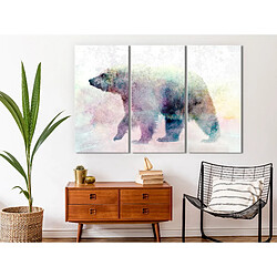 Artgeist Tableau - Lonely Bear (3 Parts) [60x40]