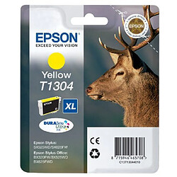 Epson T1304 Cartouche d'encre d'origine Durabrite Ultra Jaune