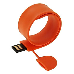 Avis Wewoo Clé USB Orange Bracelet en silicone USB Flash Disk avec 4 Go de mémoire