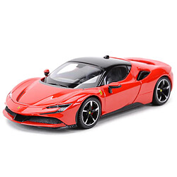 Universal 1: 24 Voiture de sport Moulée sous pression statique Collectible Modèle Voiture Jouet(Rouge)