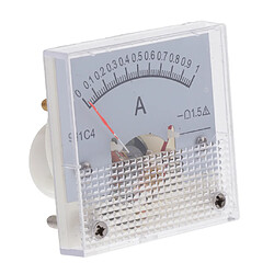 2 Pièces Ampèremètre Cc Analogique Panneau Ampèremètre Jauge De Courant 2.5% 0-1A