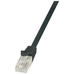 LogiLink Câble patch EconLine, Cat. 6, U/UTP, 10 m, noir ()