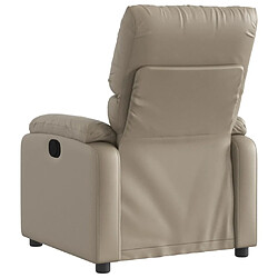 Acheter vidaXL Fauteuil inclinable électrique Cappuccino Similicuir