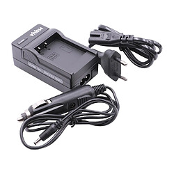 Vhbw Chargeur adaptateur secteur + allume-cigare pour batterie SONY NP-BG1, NP-FG1, pour modèles Cybershot DSC-WX10, Handycam HDR-GW55VE