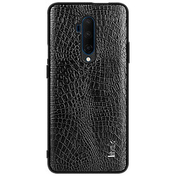 Imak Coque en TPU + PU imitation daim avec antidéflagrant crocodile pour votre OnePlus 7T Pro