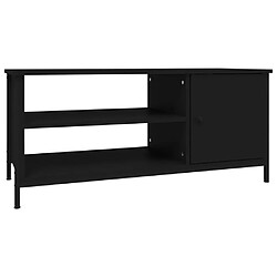 vidaXL Meuble TV noir 100x40x45 cm bois d'ingénierie