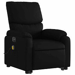 Avis Maison Chic Fauteuil Relax pour salon, Fauteuil inclinable de massage électrique noir similicuir -GKD79945