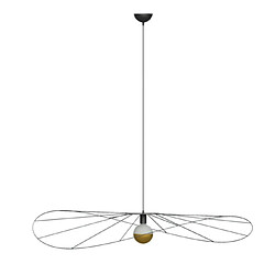 Luminaire Center Suspension Eskola Acier Noir