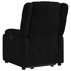 Acheter vidaXL Fauteuil inclinable de massage électrique Noir Tissu