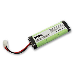 Vhbw Batterie Ni-MH 4600mAh 7.2V avec connecteur Tamiya compatible avec modélisme RC -voitures de course, hélicoptères, avions, bateaux etc.