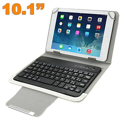 Yonis Housse universelle tablette 10.1 pouces avec clavier Qwerty