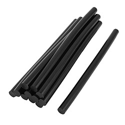 Wewoo Ruban adhésif 10 bâtonnets de colle pour fusion à chaud, noir, fer à souder, 10 PCS, longueur: 270mm