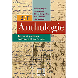 Anthologie français 2e-1re - Occasion