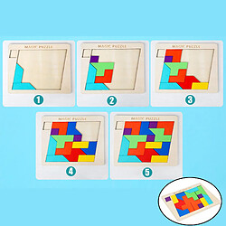 Avis Puzzle Tangram de voyage en bois Montessori Kids Toys