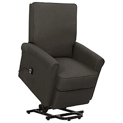 vidaXL Fauteuil Taupe Tissu