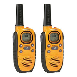 Topcom PMR Twintalker 9100 Talkie walkie 8 canaux Portée max. 9 km Ecran LCD