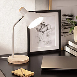 Ledkia Lampe de Bureau Flex Métal Luxo Blanc