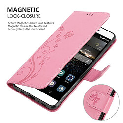 Cadorabo Coque Huawei P8 Etui en Rose pas cher