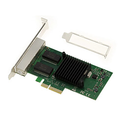 Kalea-Informatique Carte Controleur 4 ports Gigabit Ethernet sur port PCIe 4xCHIPSET INTEL I82580