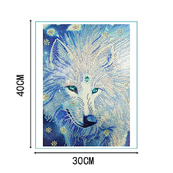 Peinture de diamant bricolage 5D strass spécial photos Art Decor Wolf pas cher