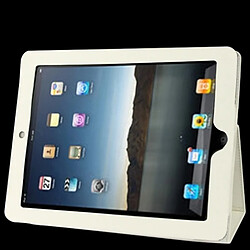 Wewoo Smart Cover Housse en cuir de haute qualité avec support pour iPad 2 blanc